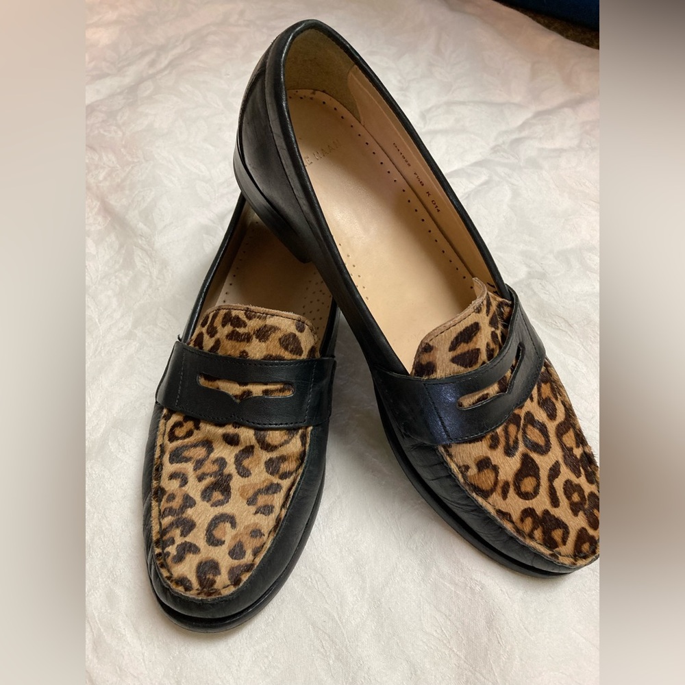 Cole Haan Cheetah loafers